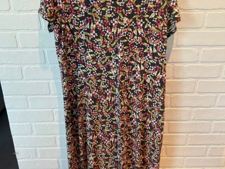 Dress Casual Maxi By J. Jill In Grey & Pink, Size: M Fashion