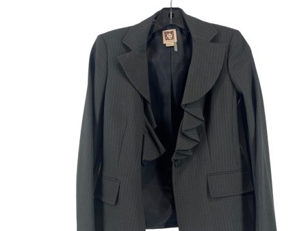 Blazer By Anne Klein In Black, Size: 0 Online Hot Sale