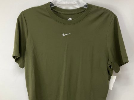 Athletic Top Short Sleeve By Nike Apparel In Green, Size: L Online now