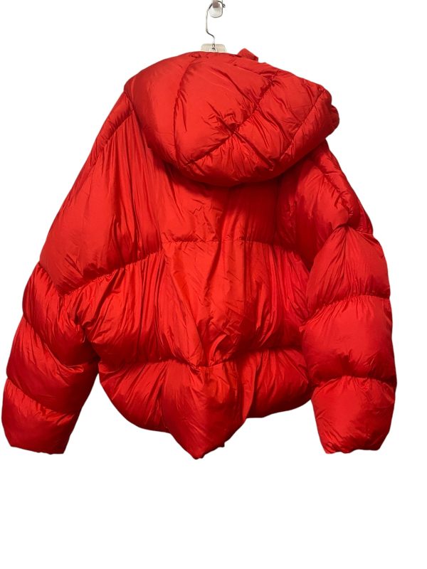 Jacket Puffer & Quilted By Pretty Little Thing In Red, Size: 3x Sale