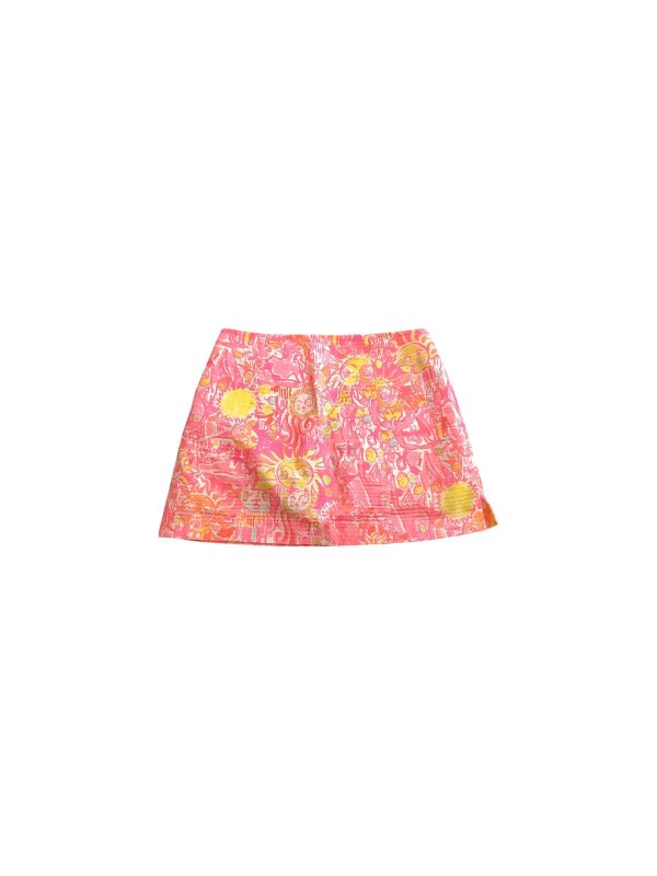 Skort By Lilly Pulitzer In Pink & Yellow, Size: 0 Hot on Sale