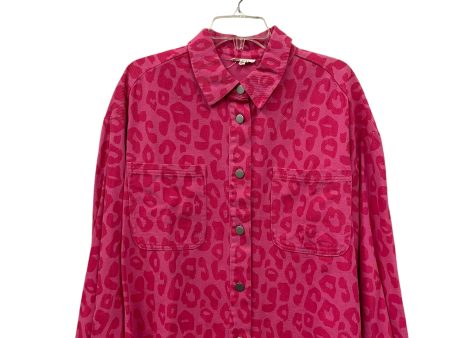 Jacket Shirt By Jodifl In Pink, Size: M Cheap