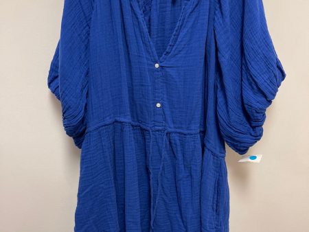 Dress Casual Short By Old Navy In Blue, Size: 2x Cheap