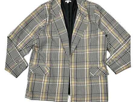 Blazer By Ophelia Roe In Black & Cream, Size: 3x Discount