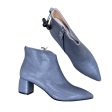 Boots Ankle Heels By Agl In Grey, Size: 9.5 Online now