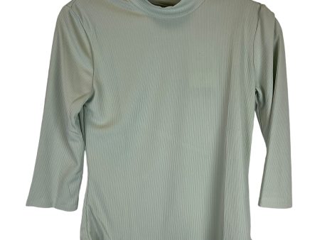 Athletic Top Long Sleeve Collar By Nike Apparel In Green, Size: XS Cheap