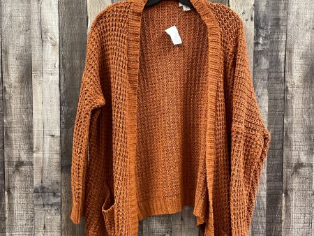 Sweater Cardigan By Mossimo In Brown, Size: M Hot on Sale