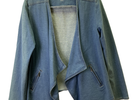 Blazer By Soft Surroundings In Blue Denim, Size: M Online Sale