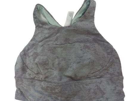 Athletic Bra By Lululemon In Grey & Purple, Size: 8 Online Sale