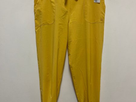 Athletic Pants By Clothes Mentor In Yellow, Size: S For Discount