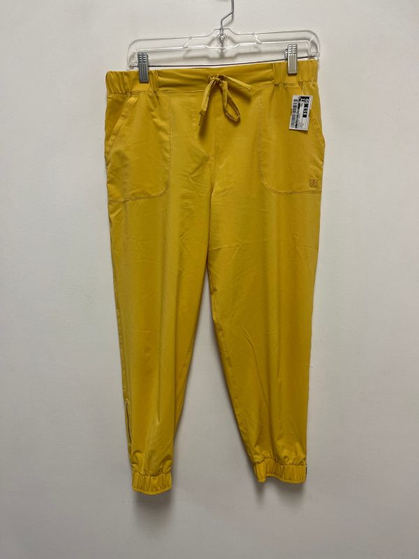 Athletic Pants By Clothes Mentor In Yellow, Size: S For Discount