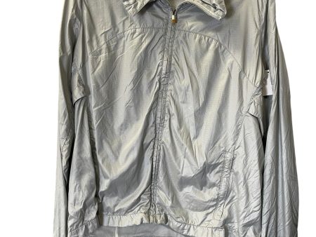 Jacket Windbreaker By Gapfit In Grey, Size: L Online Hot Sale