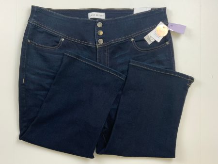 Capris By Lane Bryant In Blue Denim, Size: 16 Cheap