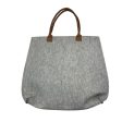 GREY TOTE by CLOTHES MENTOR Size:LARGE For Sale