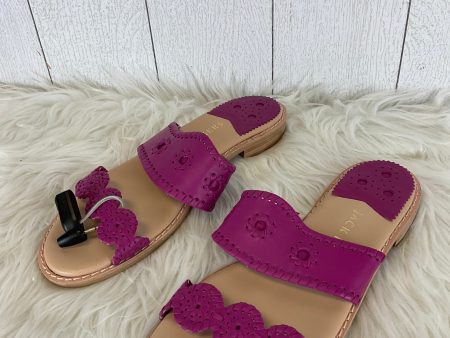 Sandals Designer By Jack Rogers In Pink, Size: 9.5 Cheap