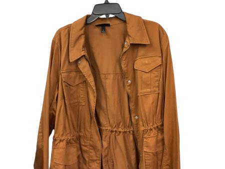 Jacket Utility By Lane Bryant In Brown, Size: 16 Online Hot Sale