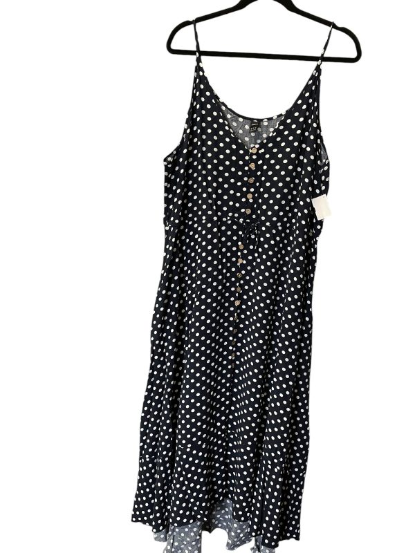 Dress Casual Maxi By Shein In Polkadot Pattern, Size: Xl For Discount