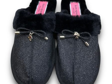 Slippers By Kate Spade In Black, Size: 7 For Cheap