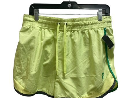 Athletic Shorts By Fila In Yellow, Size: M Online now