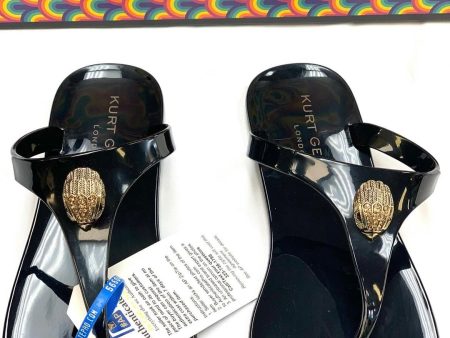 Sandals Designer By Kurt Geiger In Black, Size: 6 on Sale