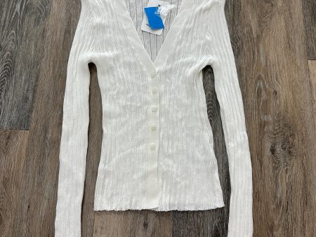 Sweater Cardigan By The Workshop In White, Size: L Online