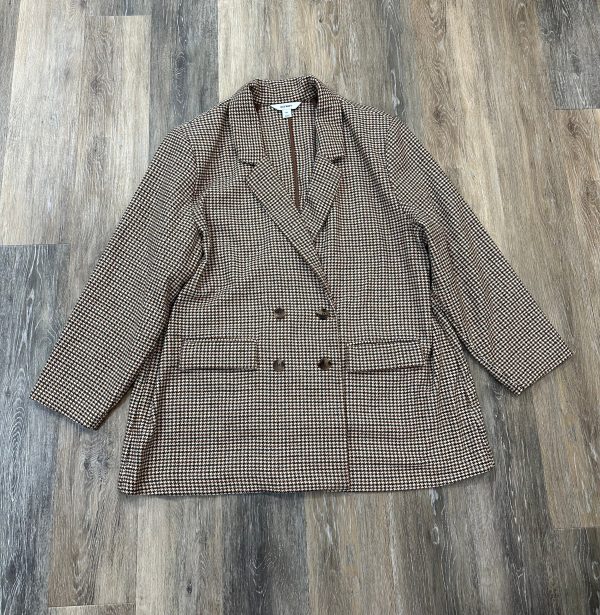 Blazer By Old Navy In Brown & Cream, Size: Xxl Online