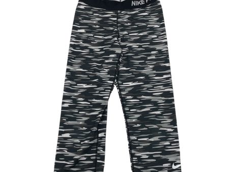 CAMOUFLAGE PRINT ATHLETIC LEGGINGS CAPRIS by NIKE APPAREL Size:M Discount