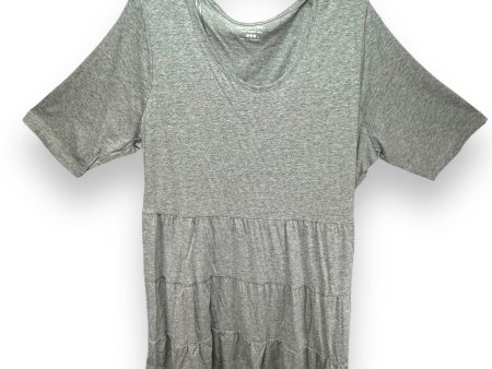 Dress Casual Short By simply be In Grey, Size: 1x Online Hot Sale