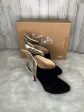 Black Boots Ankle Heels Christian Louboutin, Size 7 For Cheap