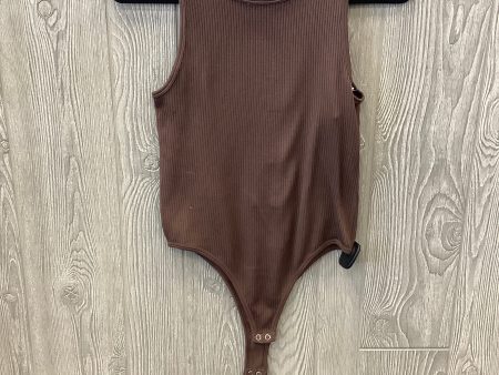 Bodysuit By Clothes Mentor In Brown, Size: S Cheap