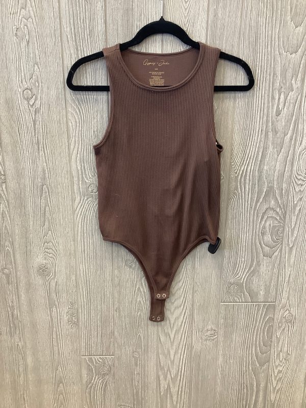 Bodysuit By Clothes Mentor In Brown, Size: S Cheap