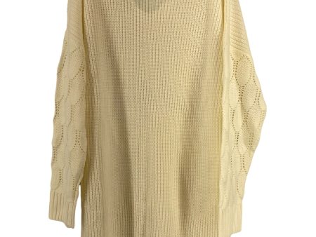 Dress Sweater By Clothes Mentor In White, Size: 2x For Discount