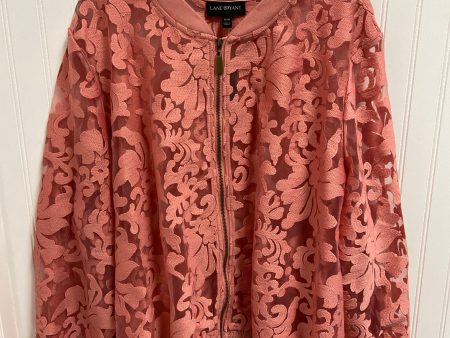 Jacket Shirt By Lane Bryant In Pink, Size: 3x Cheap