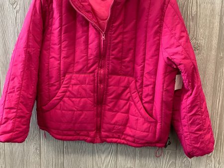 Jacket Puffer & Quilted By A New Day In Pink, Size: M Online Hot Sale