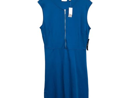 BLUE DRESS WORK by NEW YORK AND CO Size:L on Sale