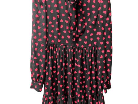 Dress Designer By Kate Spade In Black & Pink, Size: 0 Supply