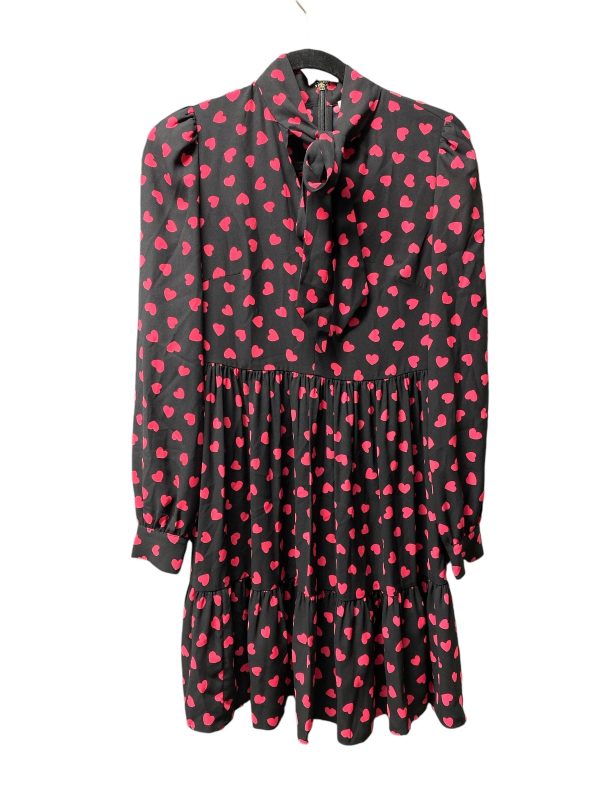 Dress Designer By Kate Spade In Black & Pink, Size: 0 Supply