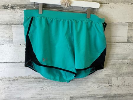 Athletic Shorts By Under Armour In Green, Size: L Discount