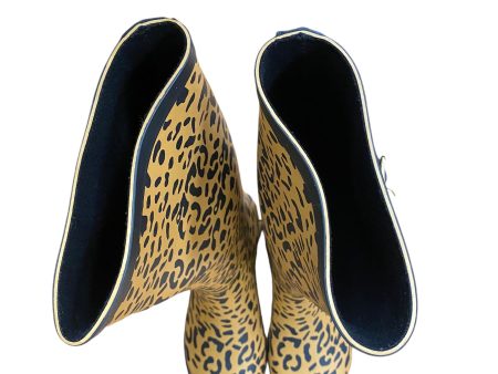 Boots Rain By Betsey Johnson In Animal Print, Size: 6 Online