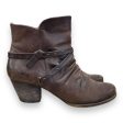 Boots Ankle Heels By Bare Traps In Brown, Size: 8.5 Online