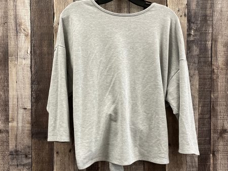 Sweatshirt Crewneck By Fashion To Figure In Grey, Size: 1x Online now