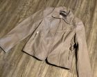 Jacket Leather By Pamela Mccoy In Grey, Size: S Online