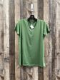 Athletic Top Short Sleeve By Clothes Mentor In Green, Size: M For Cheap