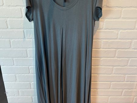 Dress Casual Midi By Bcbgmaxazria In Blue, Size: M Discount