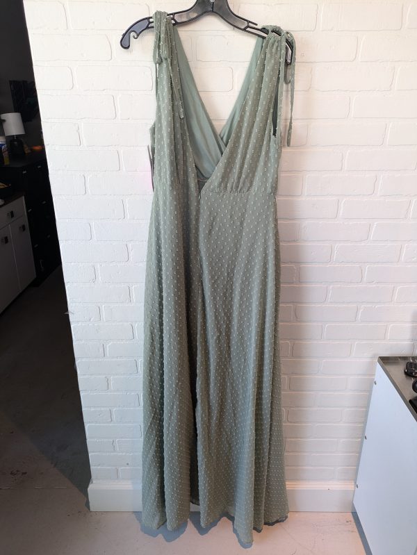 Dress Party Long By Lulus In Green, Size: Xl For Sale