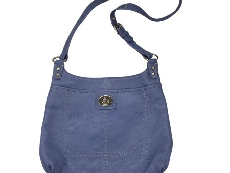 BLUE CROSSBODY DESIGNER by COACH Size:MEDIUM Sale