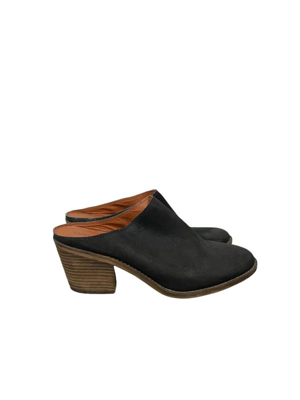 Shoes Heels Block By Lucky Brand In Black, Size: 9 Sale