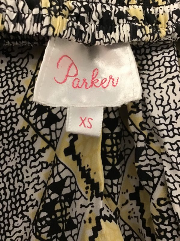 Dress Casual Maxi By Parker In Black & Yellow, Size: Xs on Sale