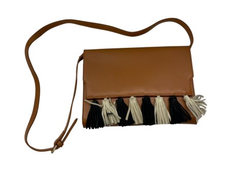 BROWN CROSSBODY by CLOTHES MENTOR Size:MEDIUM Online Sale