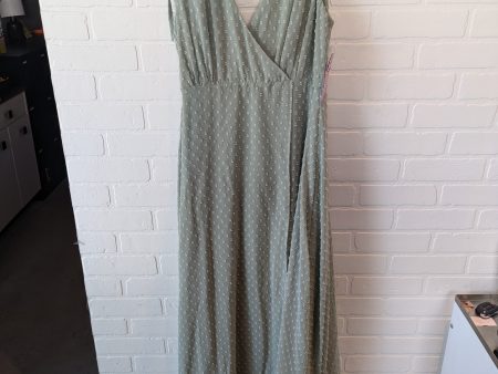 Dress Party Long By Lulus In Green, Size: Xl For Sale